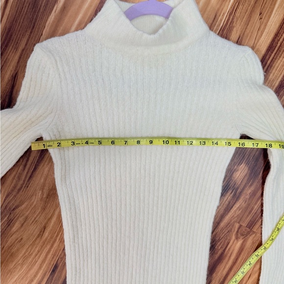 Ganni Cream Long Sleeve Sweater Dress - Picture 5 of 5